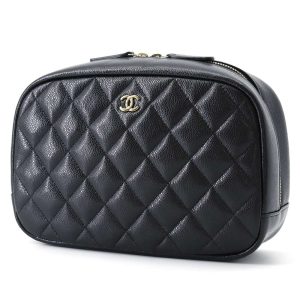 9298156 01 Gucci GG Pattern Pouch Black