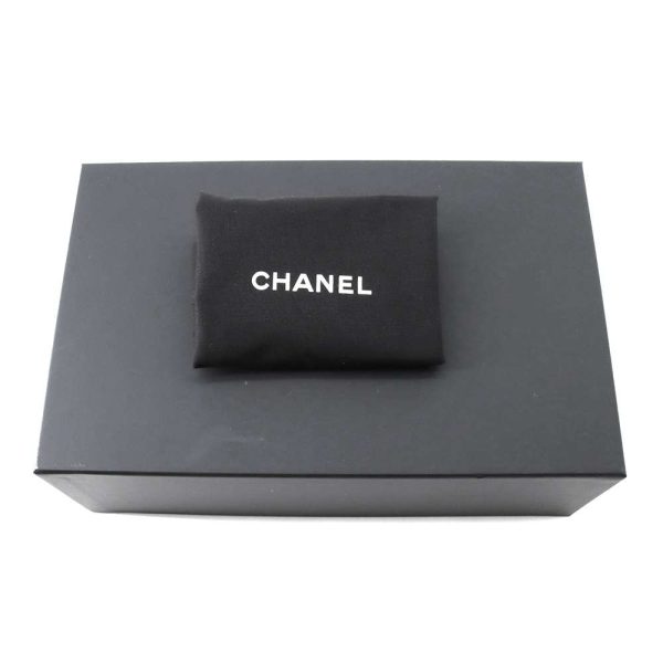 9298156 07 CHANEL Pouch Matelasse Coco Mark Caviar Skin Black