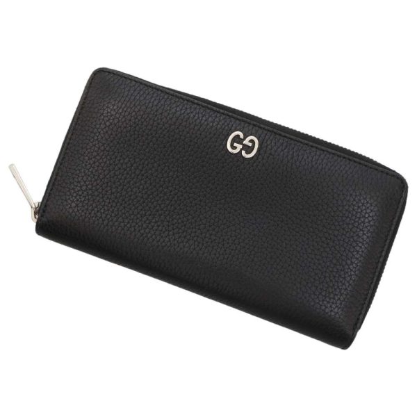 9303720 01 Gucci Long Wallet Black