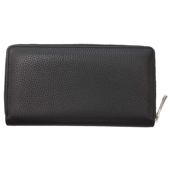 9303720 03 Gucci Long Wallet Black