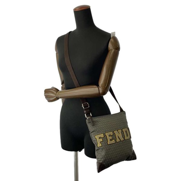 9318892 05 Fendi Zucchino Nylon Shoulder Bag