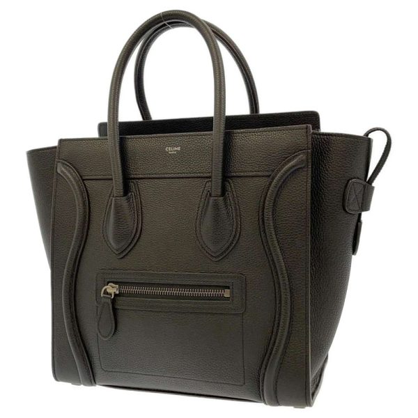 9319226 01 Celine Luggage Shopper Micro Handbag Black