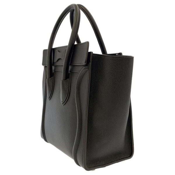 9319226 02 Celine Luggage Shopper Micro Handbag Black