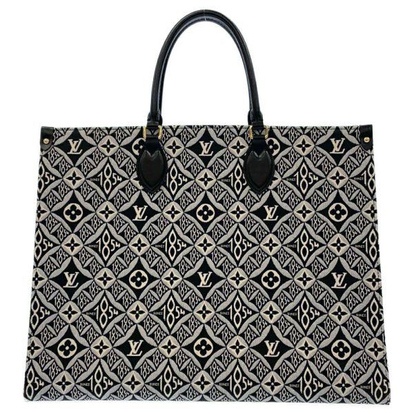 9319608 03 Louis Vuitton Tote Bag Jacquard On the Go GM 2way Black