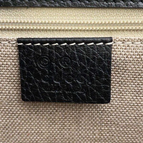 9319752 10 Gucci Chain Shoulder Bag Interlocking G 510303 Bag 2way Black