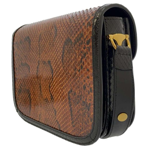 9319981 02 Gucci Horsebit 1955 Python Shoulder Bag