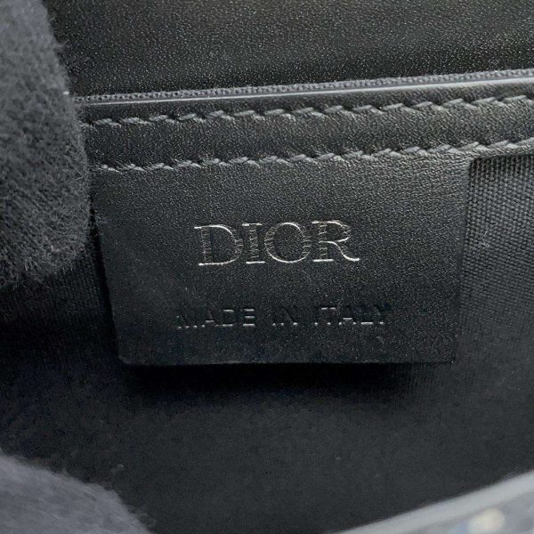 9320826 16 Christian Dior Oblique Dior lock Shoulder Bag Black