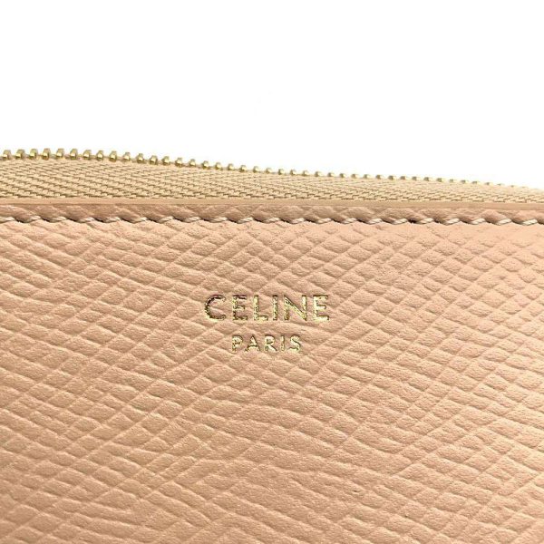 9320840 06 Celine Zip Wallet Coin Case Biege