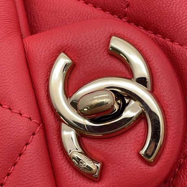 9321403 17 CHANEL Chain Bag CocoMark Lambskin Bag 2way Handbag