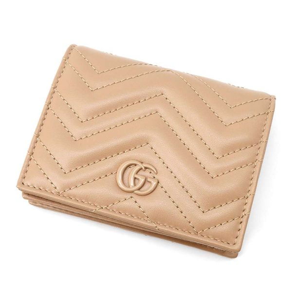 9326774 01 Gucci GG Marmont Wallet Leather