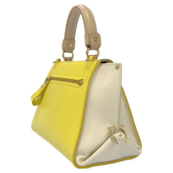 9328341 02 Ferragamo Sofia Gancini Shoulder Bag White