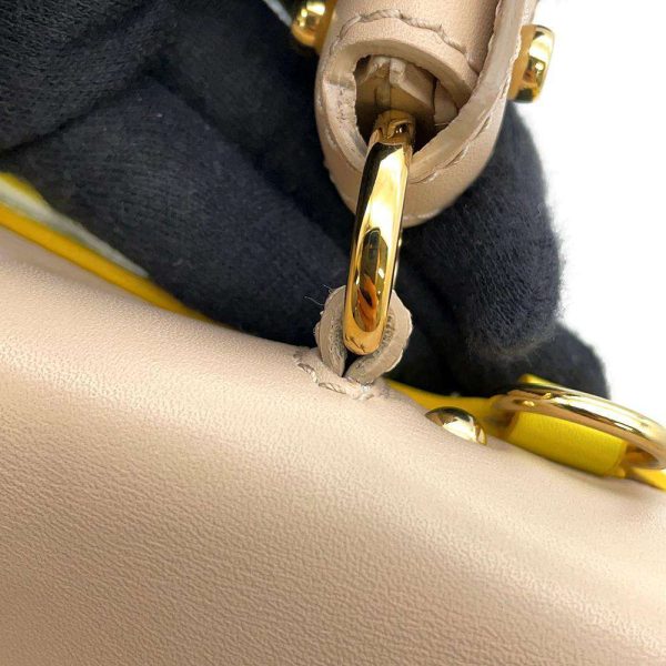 9328341 08 Salvatore Ferragamo Sofia Gancini Handbag White