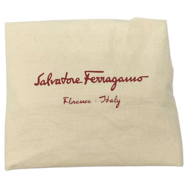 9328341 19 Ferragamo Sofia Gancini Shoulder Bag White