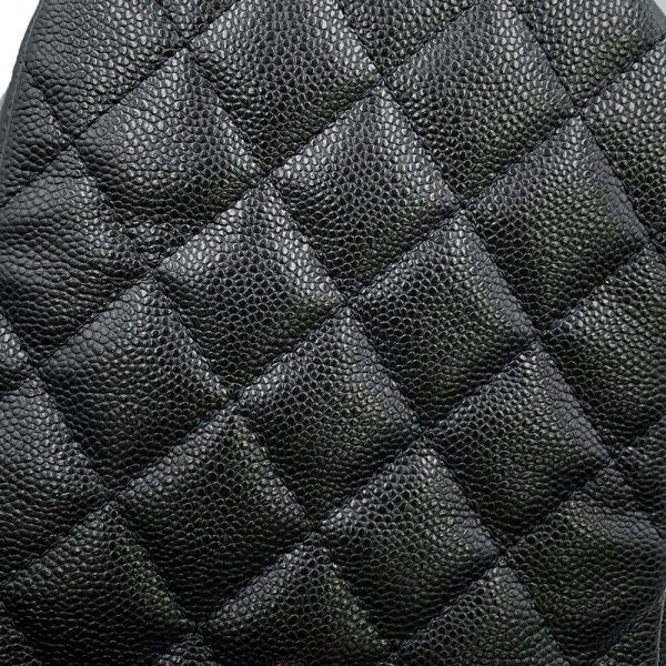 9329430 10 CHANEL Rucksack Matelasse Coco Mark Caviar Skin Mini Bag Backpack Black