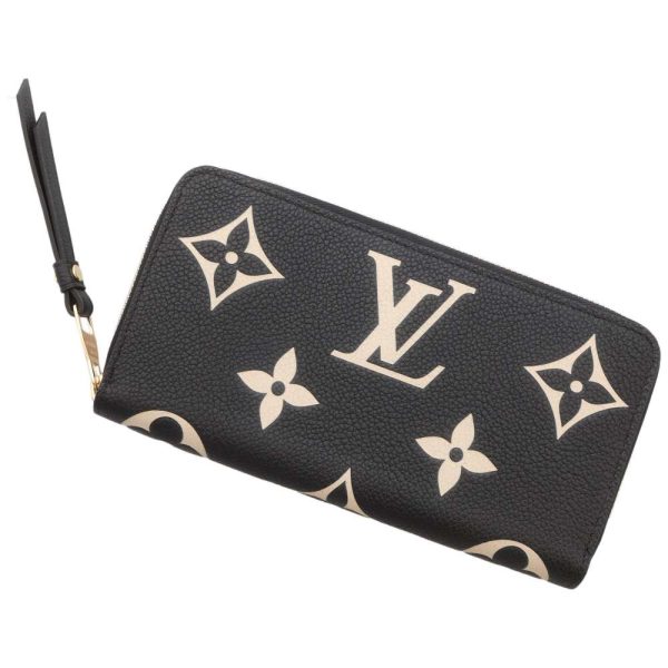 9330450 01 Louis Vuitton Long Wallet Empreinte Zippy Wallet Black