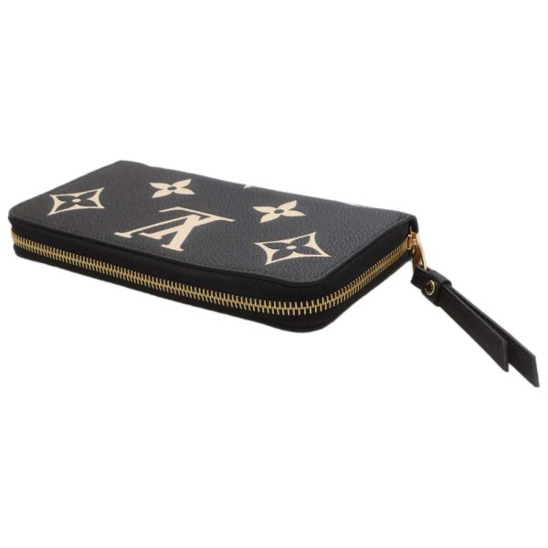 9330450 02 Louis Vuitton Zippy Wallet Long Wallet Monogram Empreinte Black