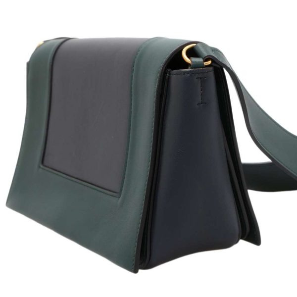 9334403 02 Celine Frame Medium Shoulder Bag Green