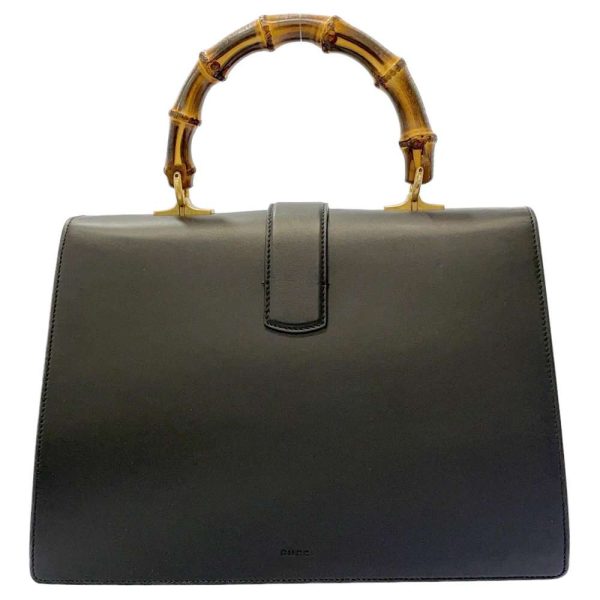 9338135 03 Gucci Dionysus Bamboo Handbag Black