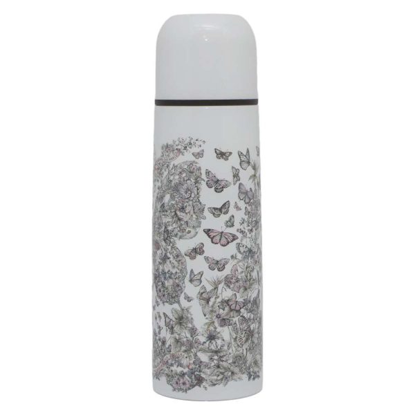 9340848 02 Christian Dior Water Bottle Butterfly Stainless Steel Novelty