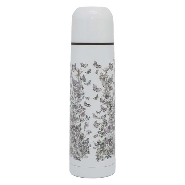 9340848 03 Christian Dior Water Bottle Butterfly Stainless Steel Novelty