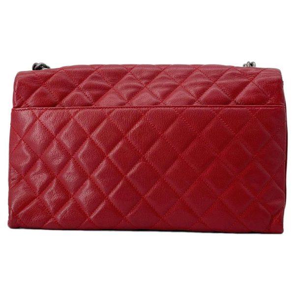 9343726 03 CHANEL Chain Bag Big Matelasse Calf Red BAG