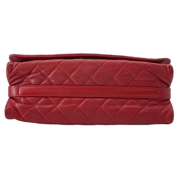 9343726 04 CHANEL Chain Bag Big Matelasse Calf Red BAG