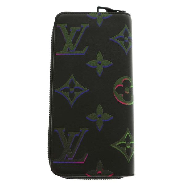 9346017 03 Louis Vuitton Long Wallet Monogram Wallet Black