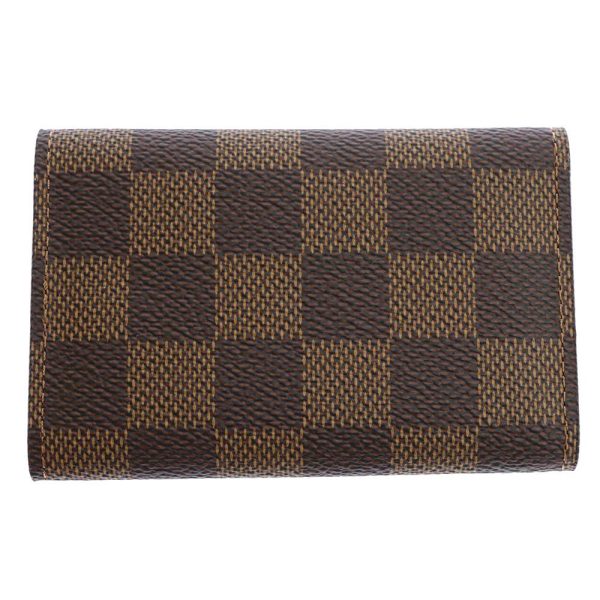 9350694 03 Louis Vuitton Multicle 6 Key Case Damier Ebene Brown