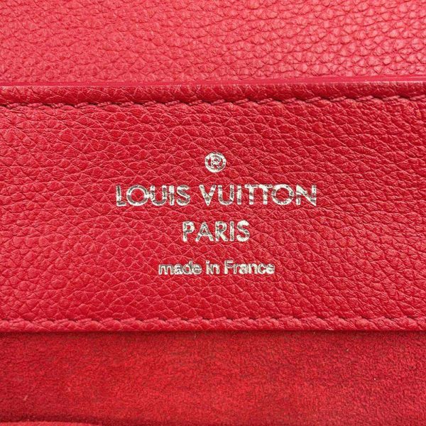 9350861 16 Louis Vuitton Lock Me Backpack Rucksack Leather Red