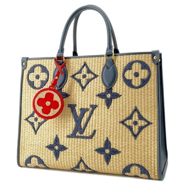 9351172 01 Louis Vuitton Tote Bag Raffia On the Go MM