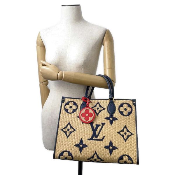 9351172 05 Louis Vuitton Tote Bag Raffia On the Go MM