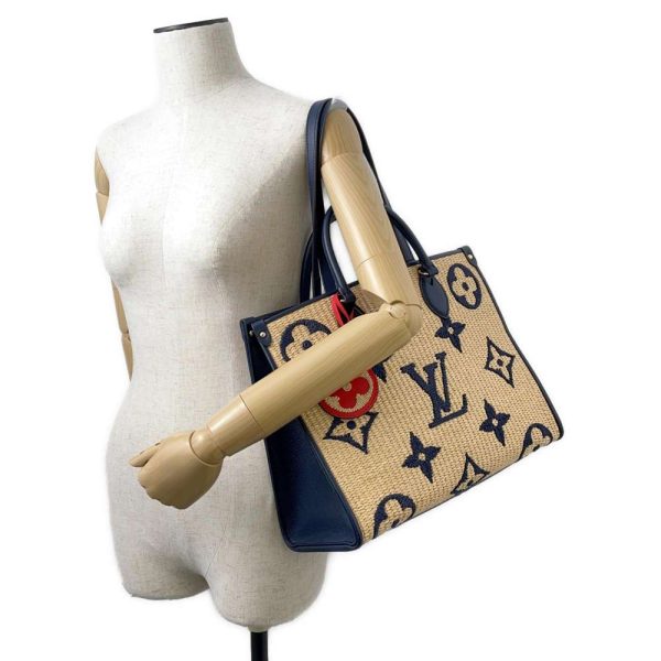 9351172 06 Louis Vuitton Tote Bag Raffia On the Go MM