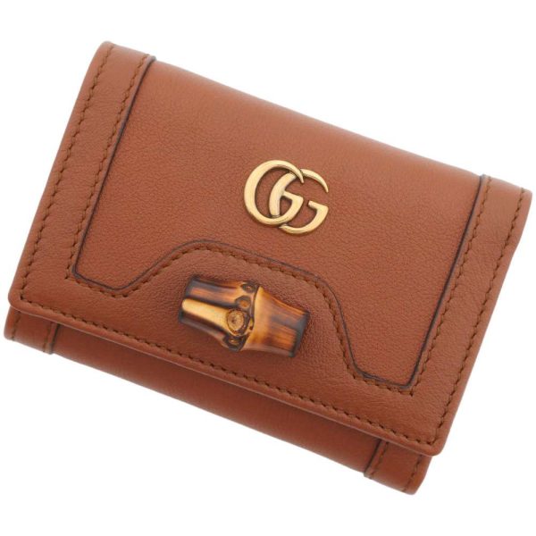 9356511 01 Gucci Bamboo Medium Wallet Compact