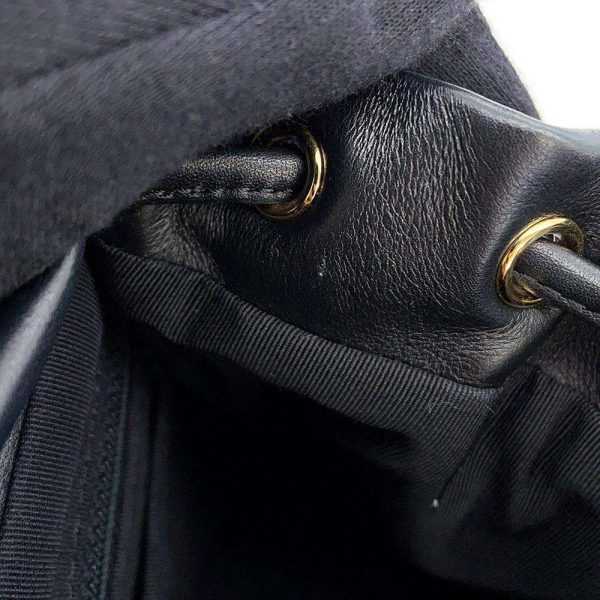 9363106 08 Chanel Rucksack Matelasse Lambskin Backpack Black