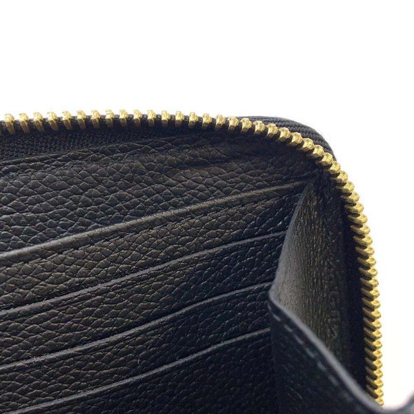 9368224 08 Louis Vuitton LV Crafty Zippy Wallet Long Wallet Empreinte Black