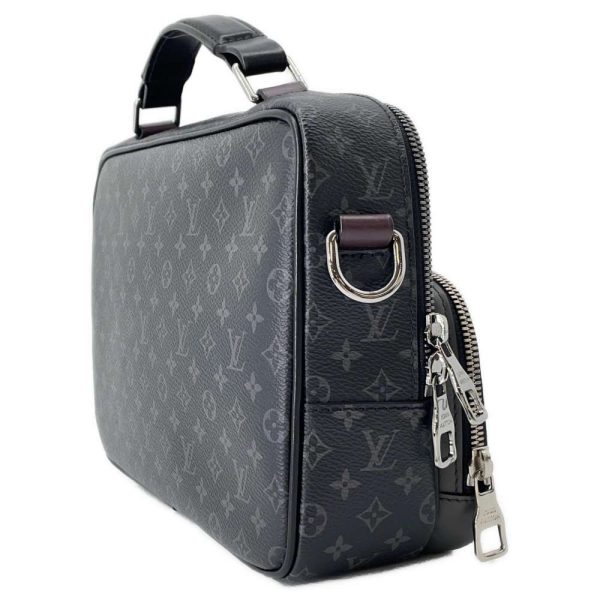 9374539 02 Louis Vuitton Messenger Multi Pocket Shoulder Bag Monogram Eclipse Black