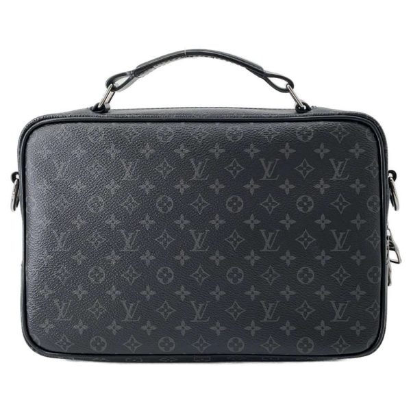 9374539 03 Louis Vuitton Messenger Multi Pocket Shoulder Bag Monogram Eclipse Black