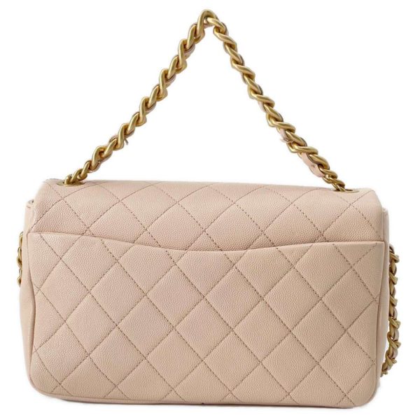 9379046 03 CHANEL Chain Bag Matelasse Coco Mark Caviar Skin