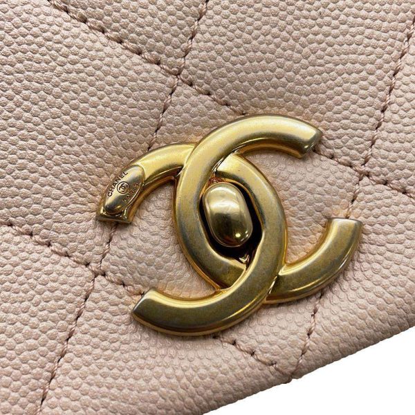 9379046 10 CHANEL Chain Bag Matelasse Coco Mark Caviar Skin