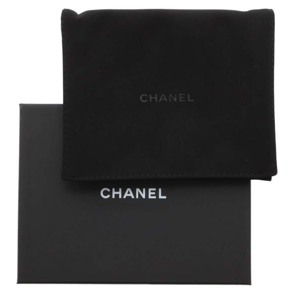 9389854 06 CHANEL Card Case Matelasse CocoMark Calfskin Black