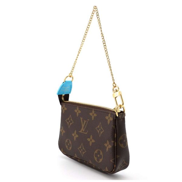 9391208 02 Louis Vuitton Pouch Monogram Vivienne Mini Accessoire Blue