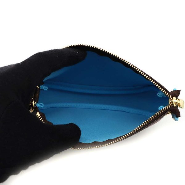 9391208 06 Louis Vuitton Pouch Monogram Vivienne Mini Accessoire Blue