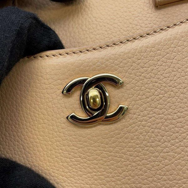 9391819 14 Chanel Handbag Coco Mark Neo Executive Small Caviar Skin Black