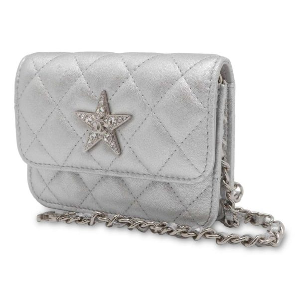 9393875 01 CHANEL Star Chain Shoulder Bag Cocomark Lambskin Mini Bag