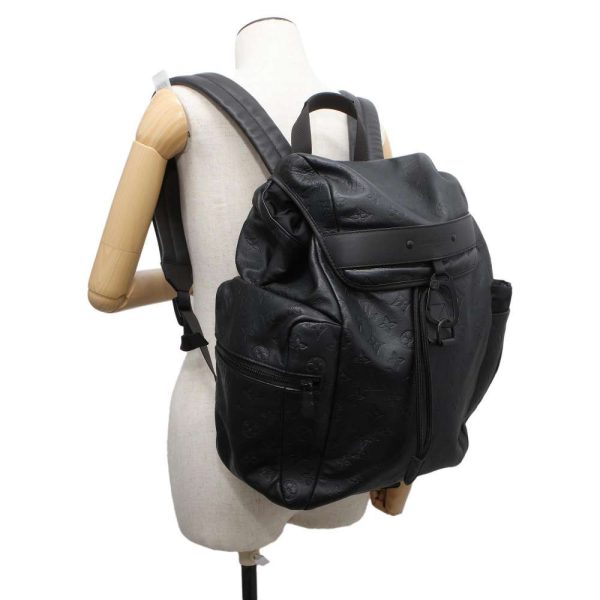 9394612 05 Louis Vuitton Discovery Backpack Rucksack Monogram Shadow Black