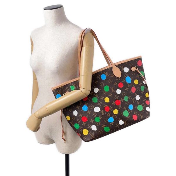 9394728 05 Louis Vuitton Painted Dots Tote Bag Monogram Brown