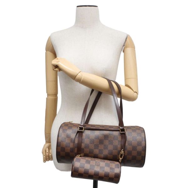 9394995 05 Louis Vuitton Papillon 30 Handbag Damier Ebene Brown