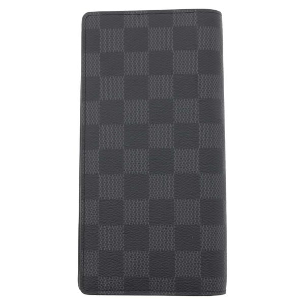 9396081 03 Louis Vuitton Portefeuille Braza Wallet Damier Graphite Black