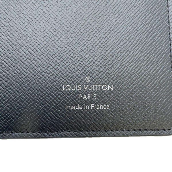 9396081 08 Louis Vuitton Long Graphite Braza N62665 Wallet Black