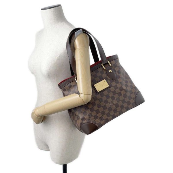 9396418 05 Louis Vuitton Hampstead PM Tote Bag Damier Ebene Brown